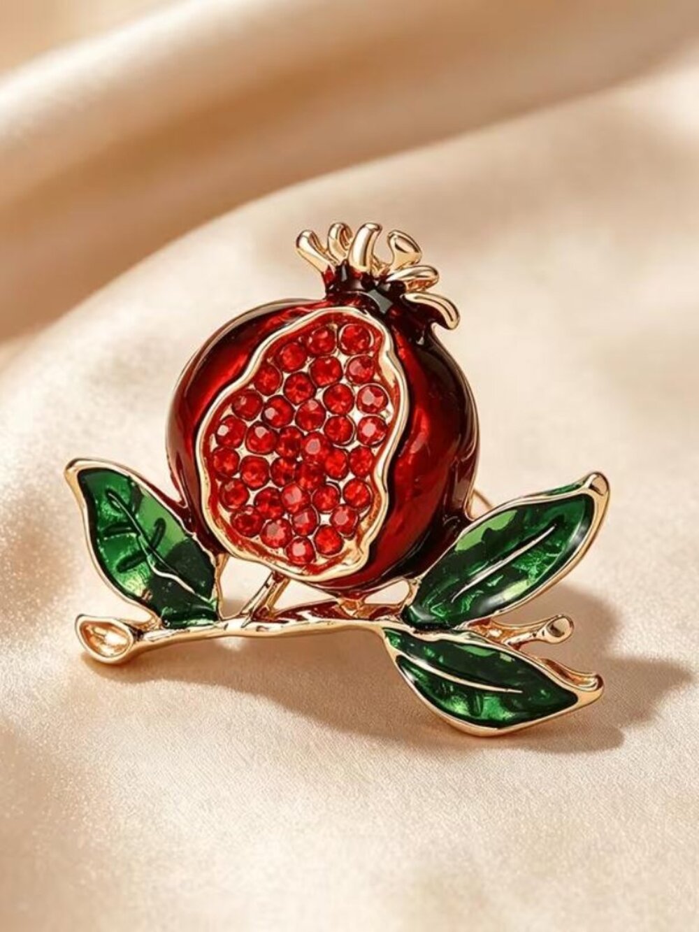 POMEGRANATE BROOCH